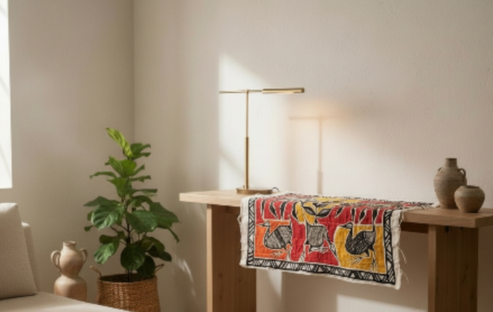 Fair Trade Korhogo Cloth (Approx. 37" x 61") – Handwoven African Textile for Sustainable Home Décor, Wall Art & Throws