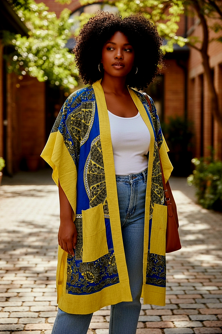 Regal Kente Kimono