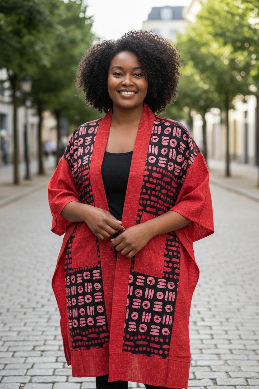 Regal Kente Kimono