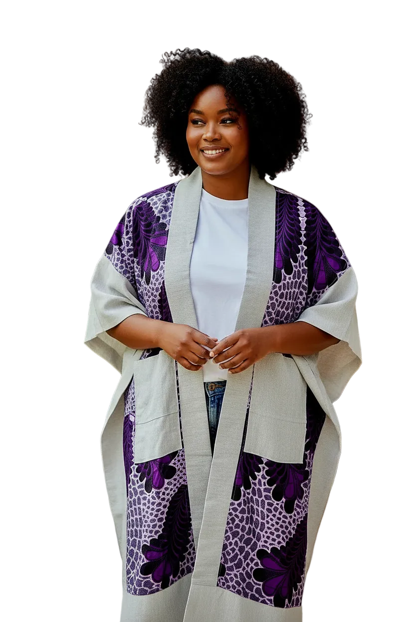 Regal Kente Kimono