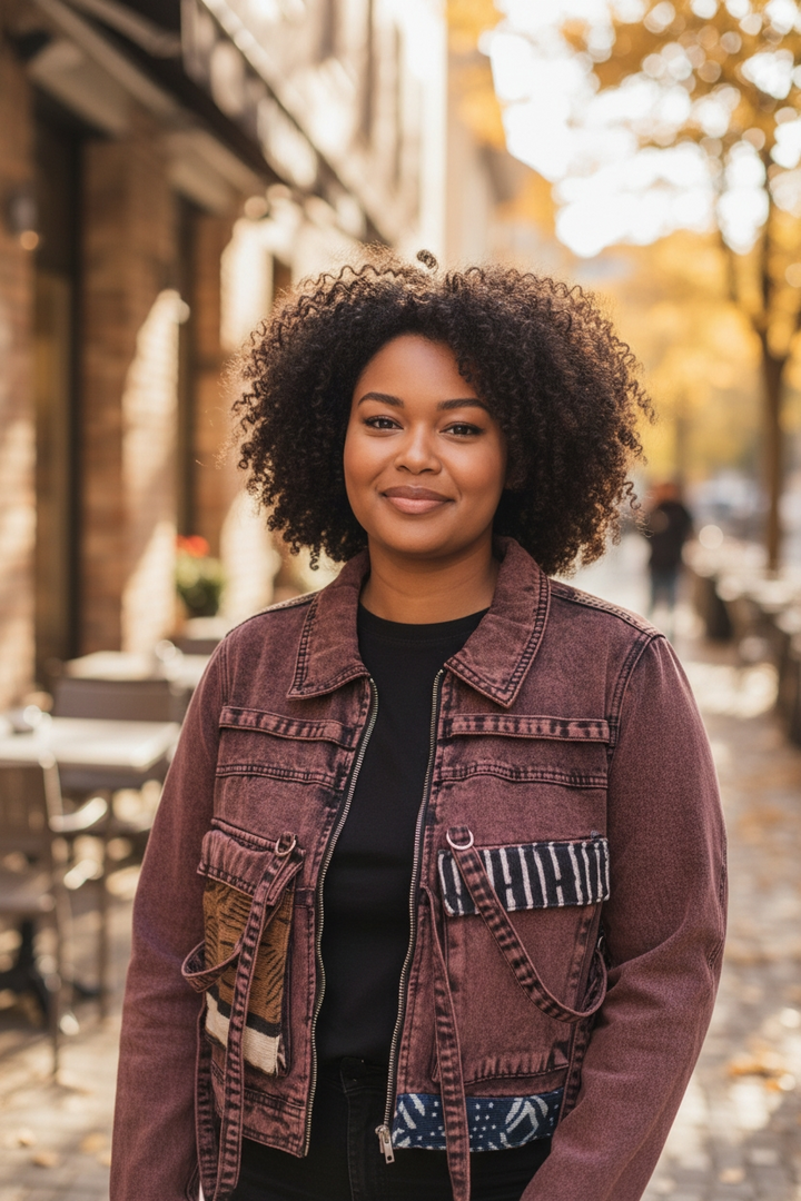 Duafe-Denim Fusion Upcycled Jacket