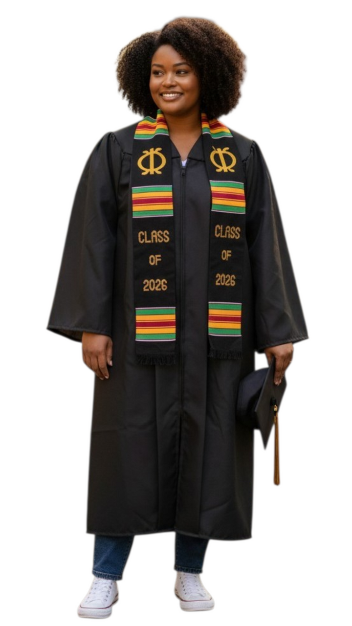 Authentic Handwoven Kente Graduation Stoles – Class of 2026