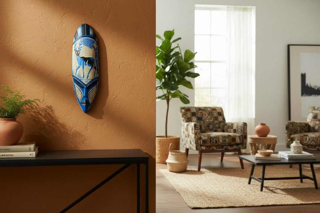 Hand Carved African Mask