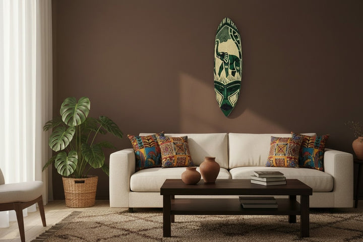 Hand Carved African Mask-Elephant