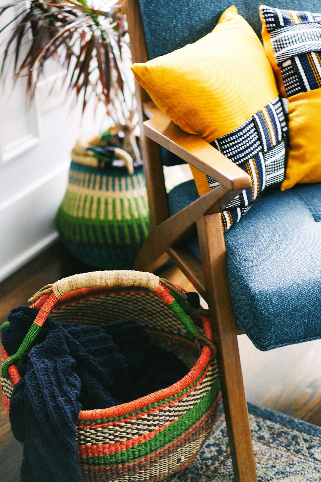 Azumah-Handwoven Bolga Basket – Fair Trade