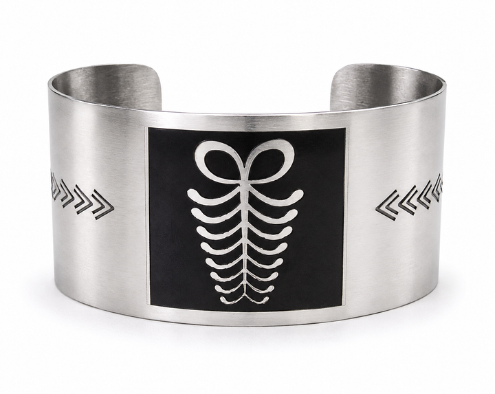 Aya Recycled Ghanaian Coin Cuff Bracelet