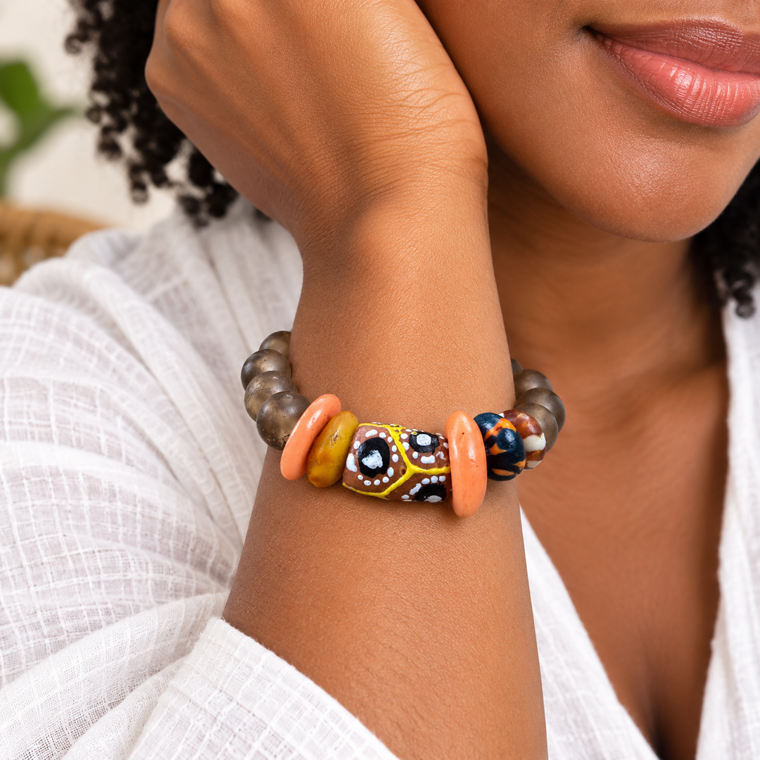 "Dzɔlɔ"- One of a Kind Bracelet-Beredum