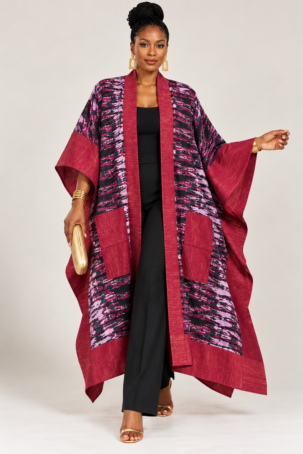 Regal Kente Kimono